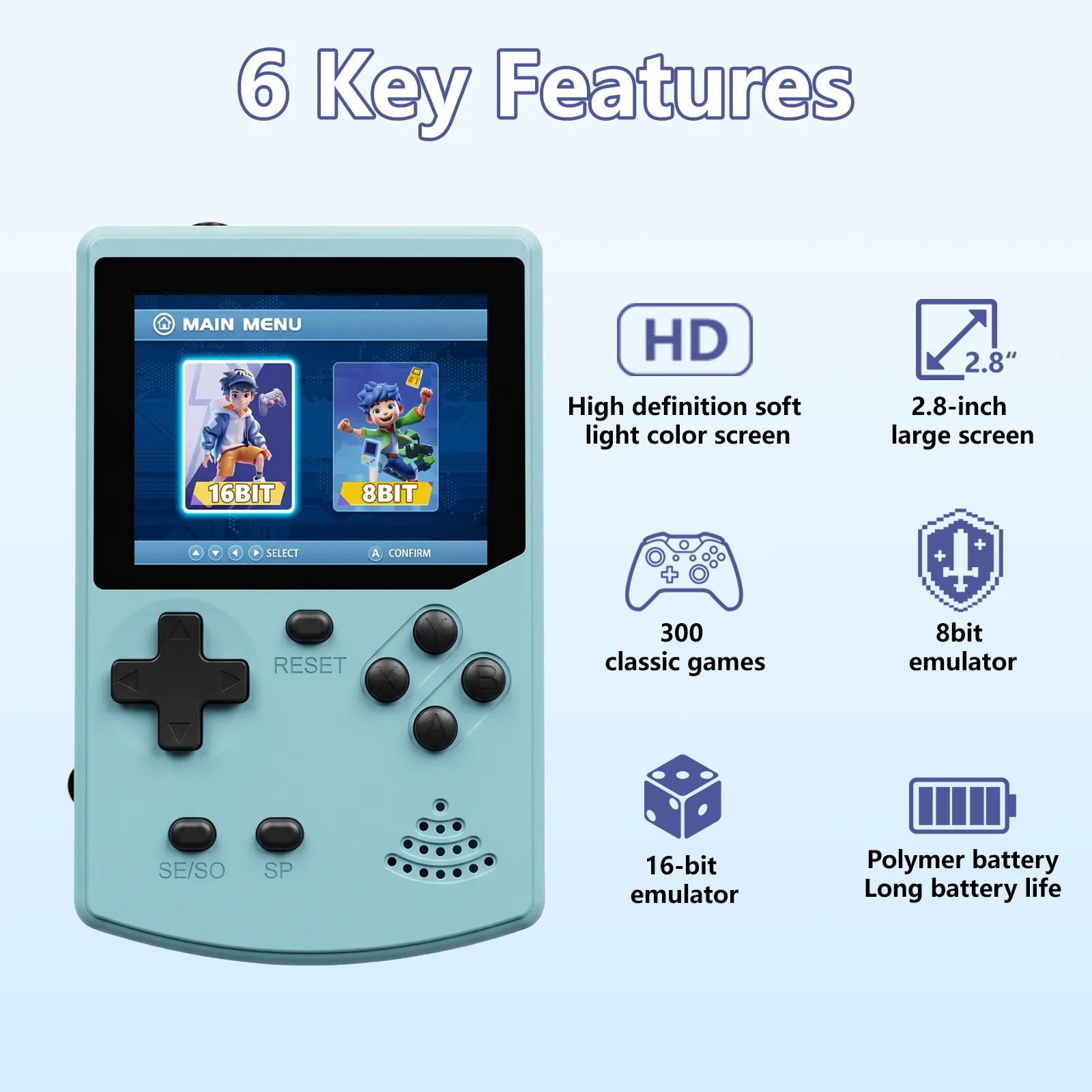 GAMINJA Handheld Game Console  - Retro Gaming Kiosk recensie en prijs